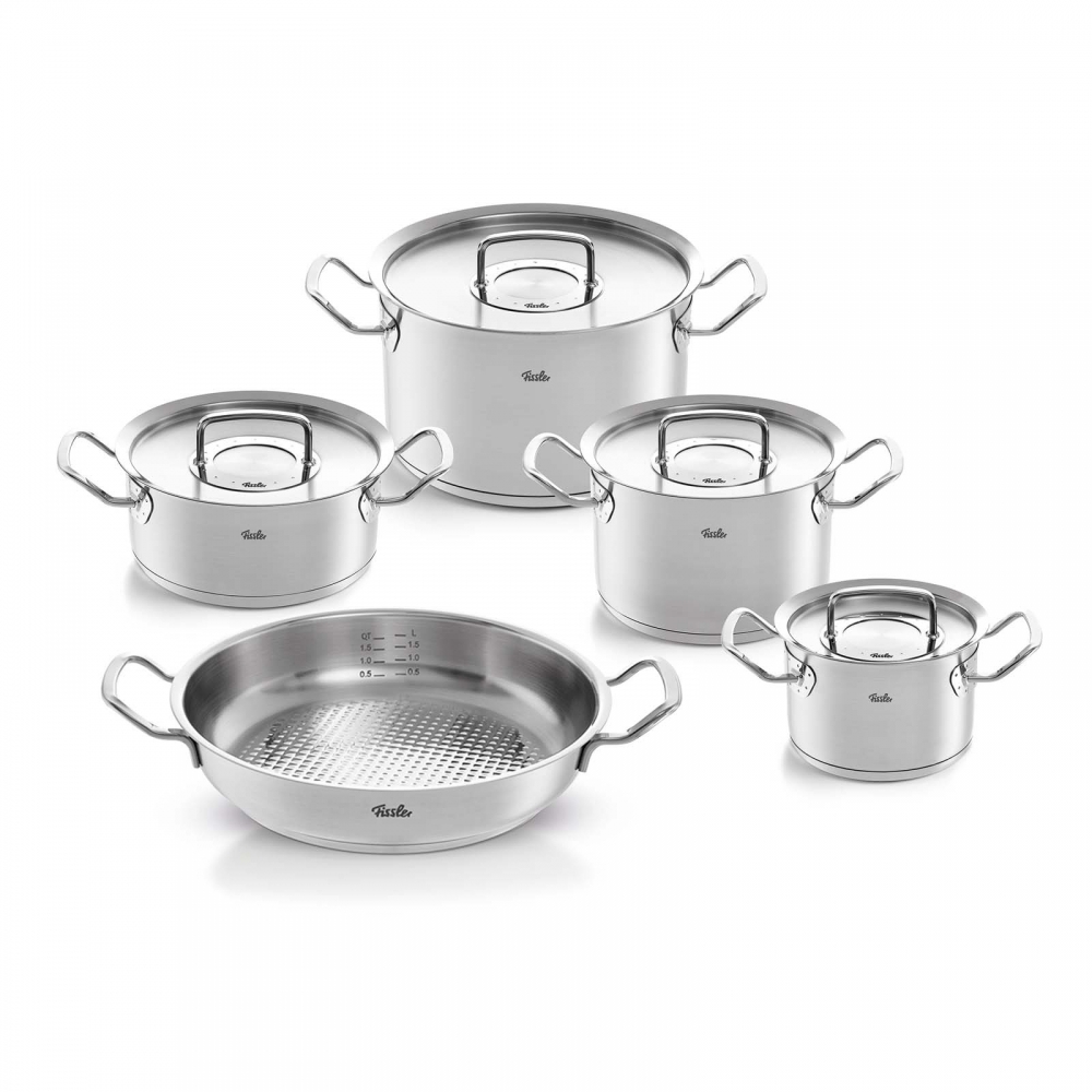 Fissler 5-teiliges Topfset original-profi collection Metalldeckel Induktion 08438805000