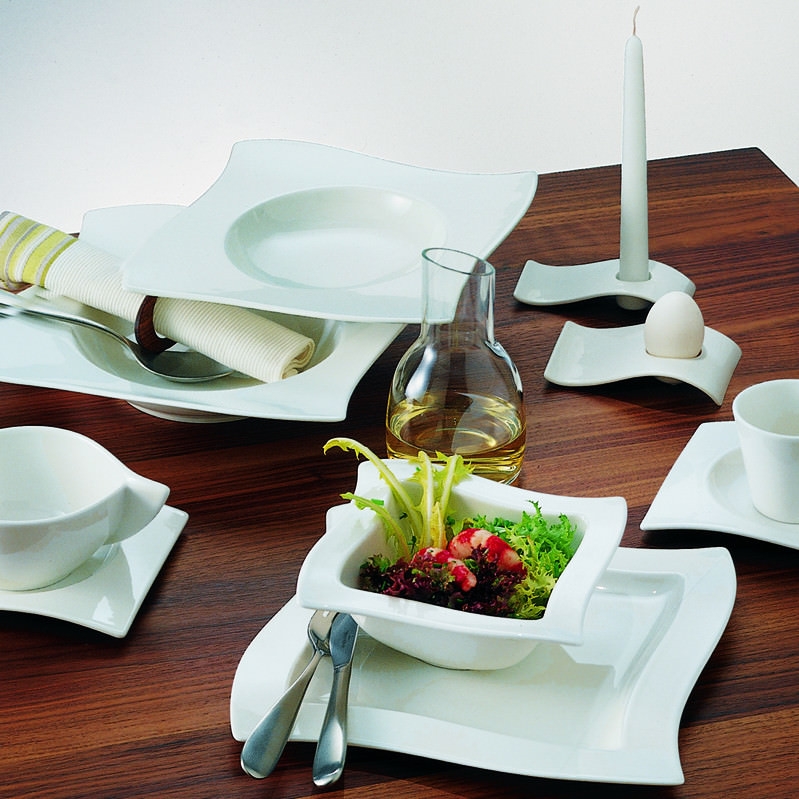 Villeroy und Boch NewWave Schale 600ml Premium Porcelain. Detailbild.