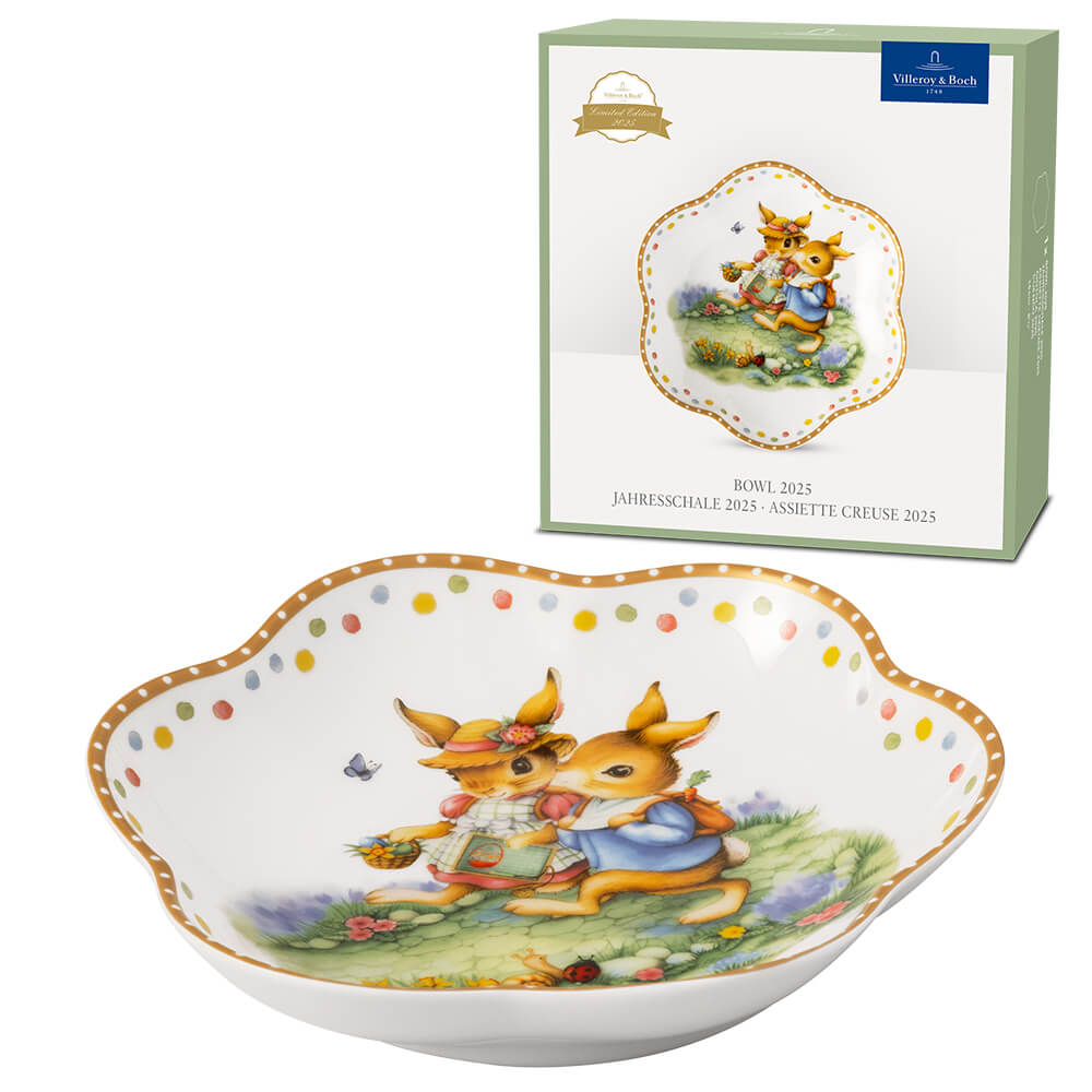 Villeroy & Boch Jahresschale Annual Easter Edition 2025. Hauptbild.