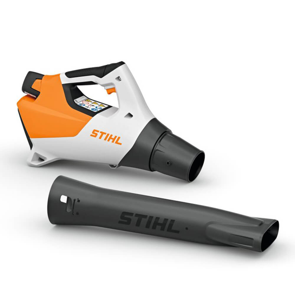 Stihl Akku-Laubbläser BGA 30 AS-System - Detailaufnahme Nahansicht wichtiger Komponenten des Stihl BGA 30 AS-System Akku-Laubbläsers.