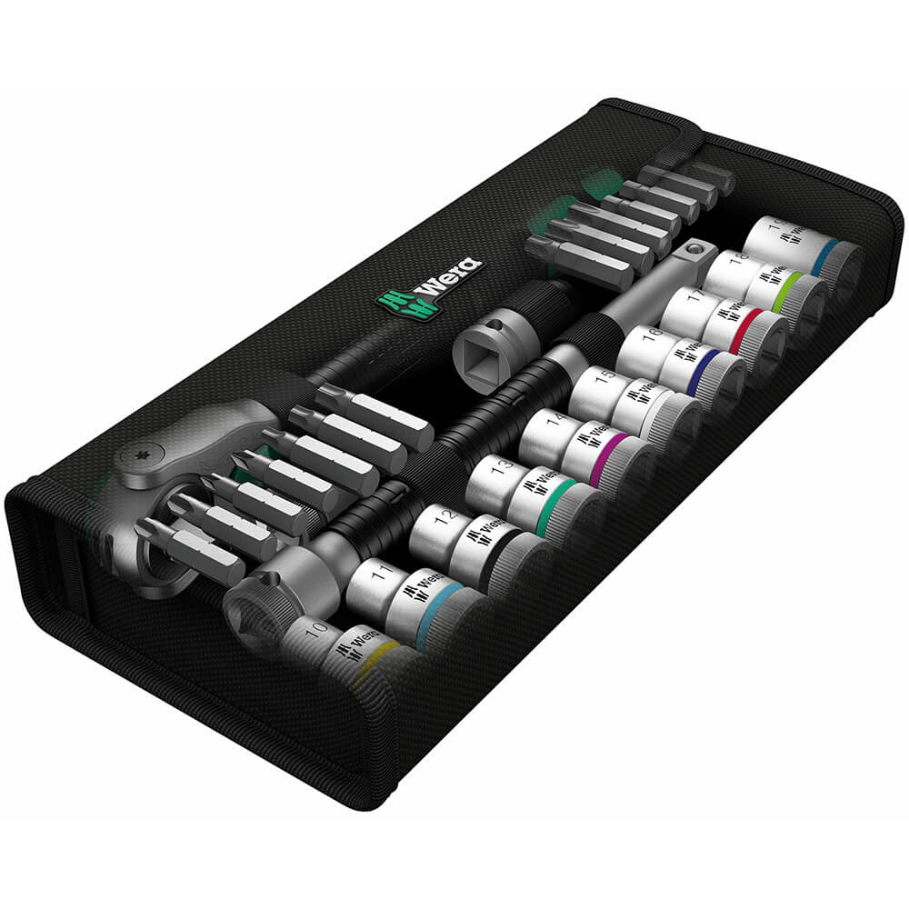 Wera Metal-Knarrensatz 8100 SC 6 Zyklop 28-tlg. Detailbild.