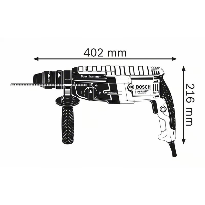 Bosch Bohrhammer GBH 2-28 F L-Boxx Koffer 611267601