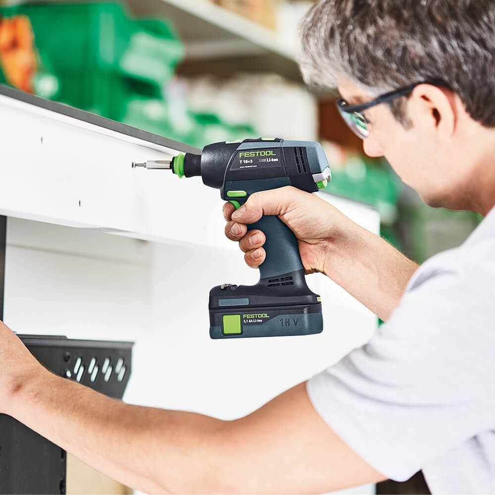 Festool Akku-Bohrschrauber T 18+3-Basic 576448 Basic. Stimmungsbild.