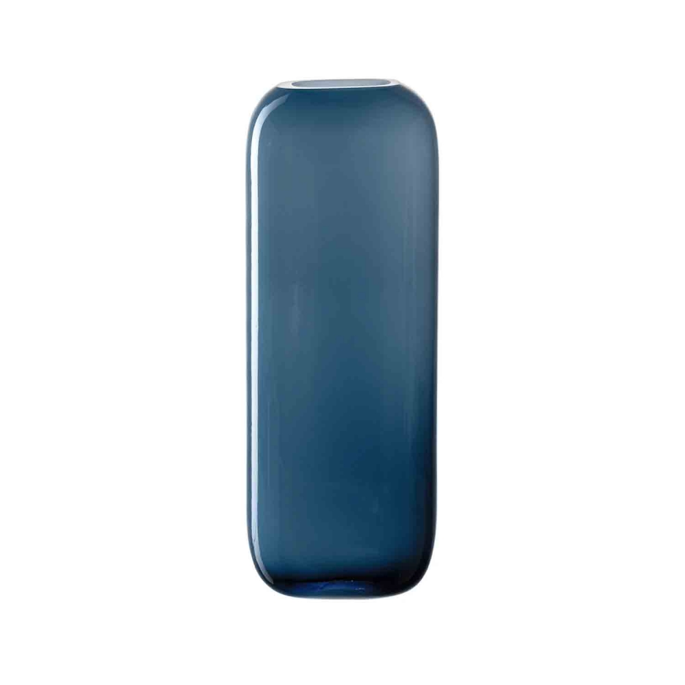 Leonardo 27x 10x 8cm Vase blau MILANO 041656 handgefertigt Hauptbild