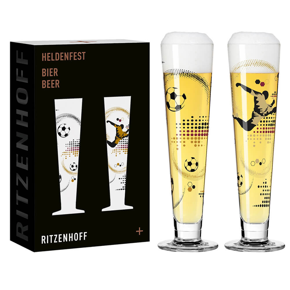 Ritzenhoff Bierglas Set Heldenfest Christine Kordes F24. Hauptbild.