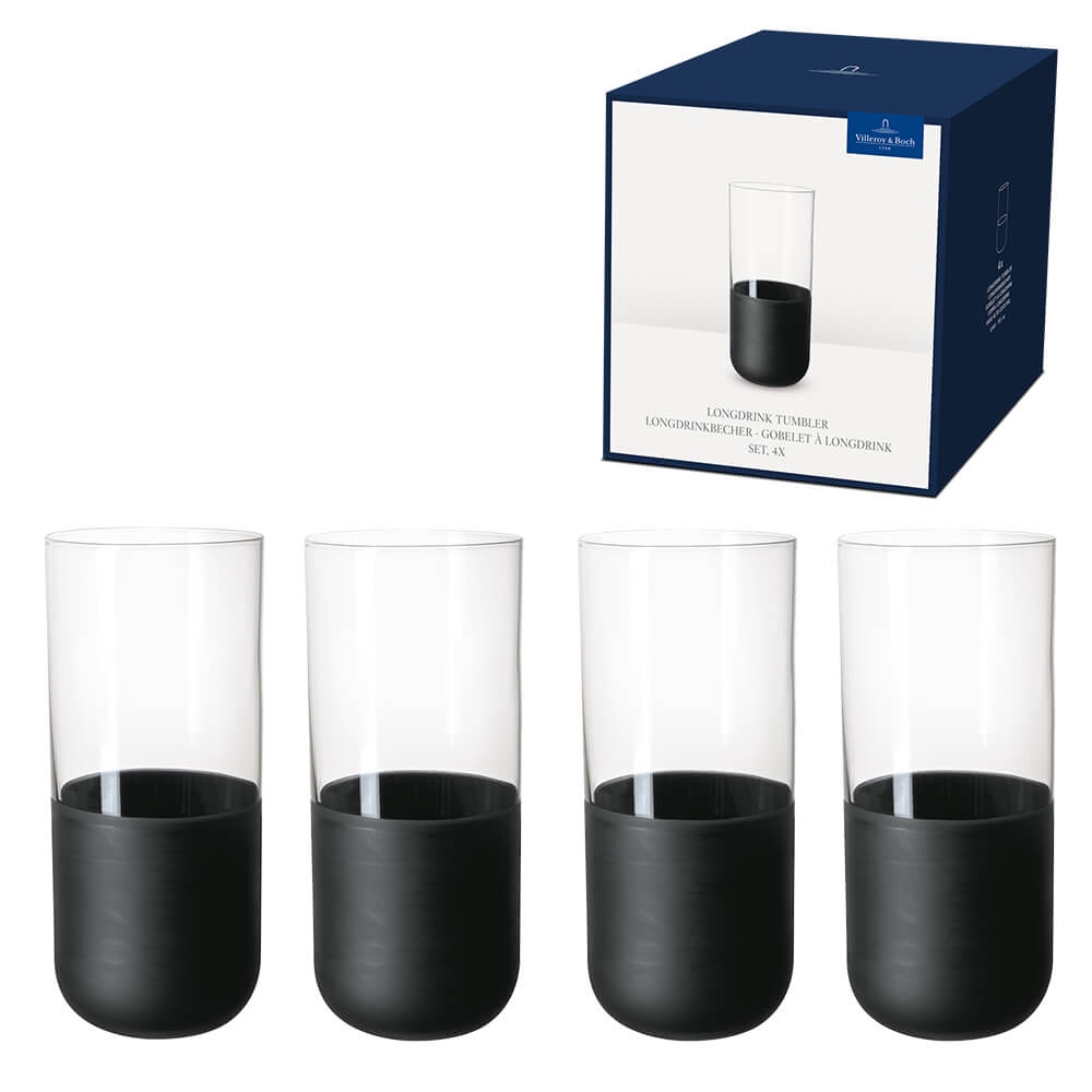 Villeroy und Boch Longdrinkbecher Set Manufacture Rock. Hauptbild.