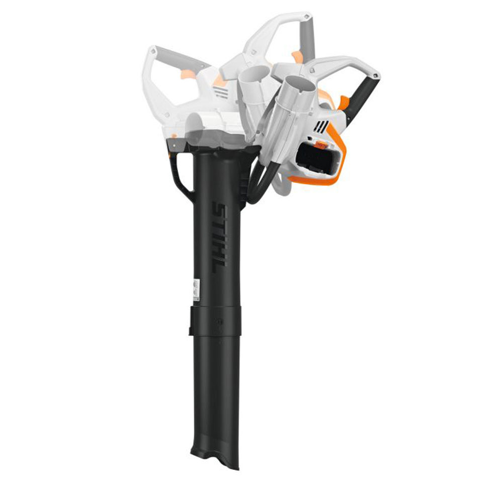 Nahansicht des Saugrohrs des Stihl SHA 140 Solo Akku-Saughäckslers