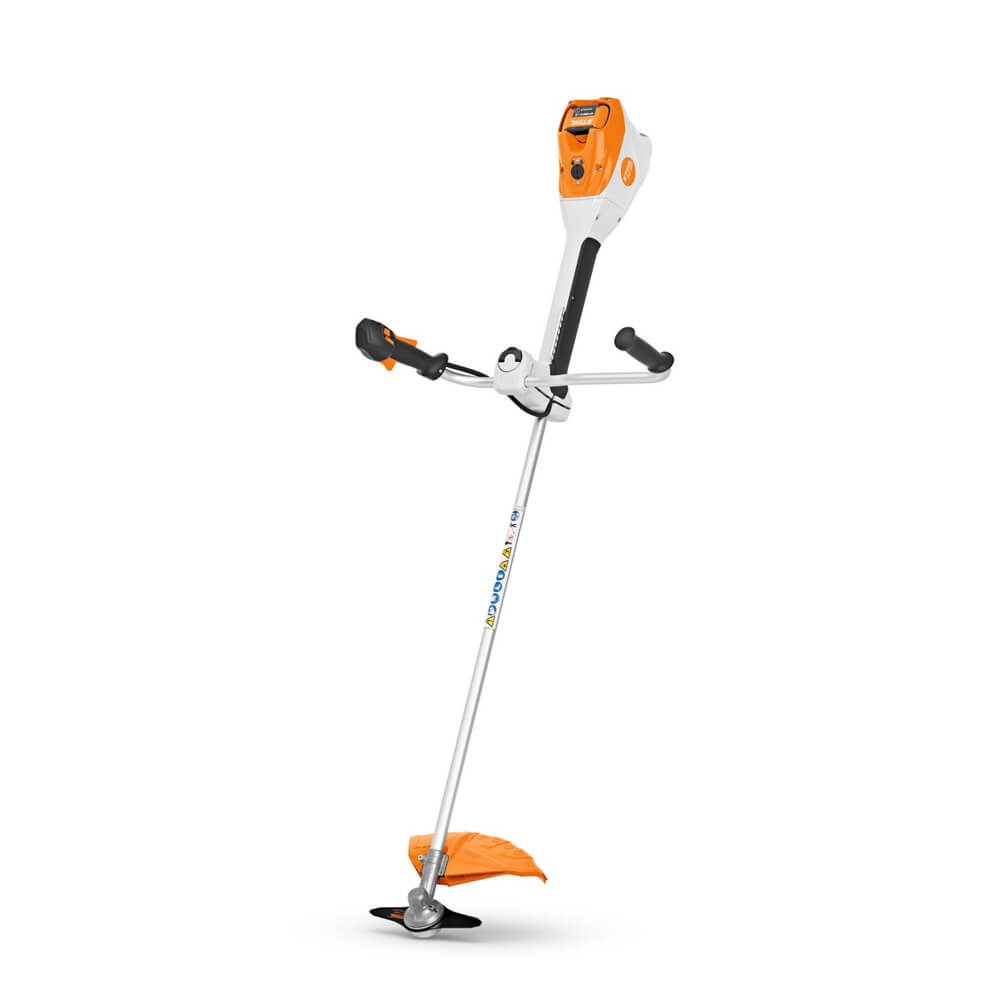 Hauptansicht der akkubetriebenen Stihl Motorsense FSA 200 aus dem AP-System (Solo-Version, ohne Akku und Ladegerät)