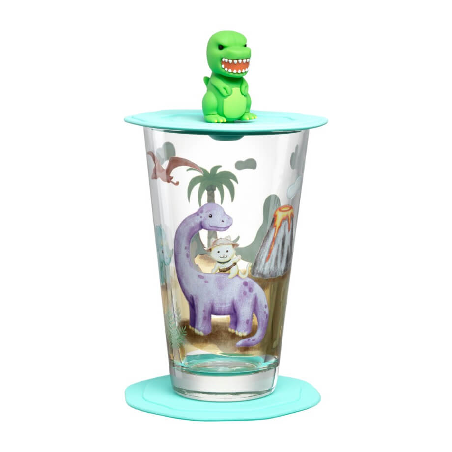 Leonardo Kinder Trinkglas Set 300ml 3-teilig. Auswahl Dino.