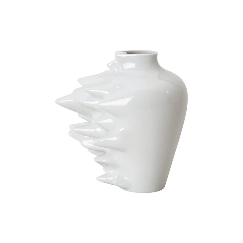 Rosenthal Midi Vase Fast 14cm Weiss glänzend. Hauptbild.
