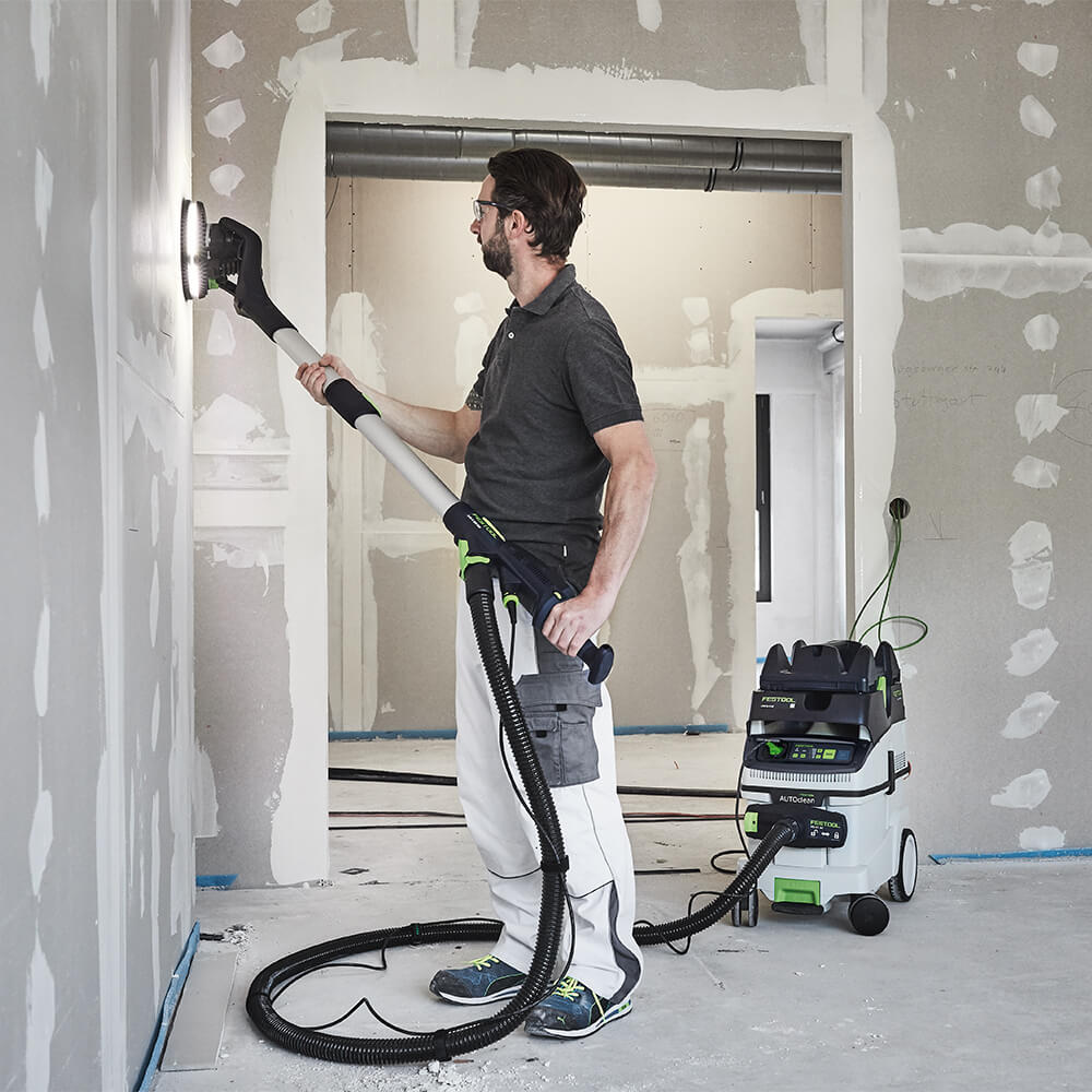 Festool Langhalsschleifer Set mit Sauger PLANEX 578425. Stimmungsbild.