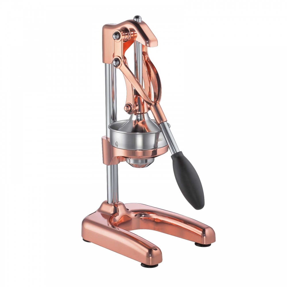 Cilio 43cm Profi Saftpresse Amalfi aus schwerem Metall. Farbe Kupfer.