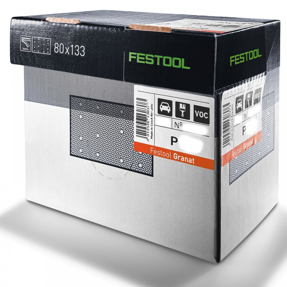 Festool Schleifstreifen Granat STF 80x133 P120 GR/10 verpackt