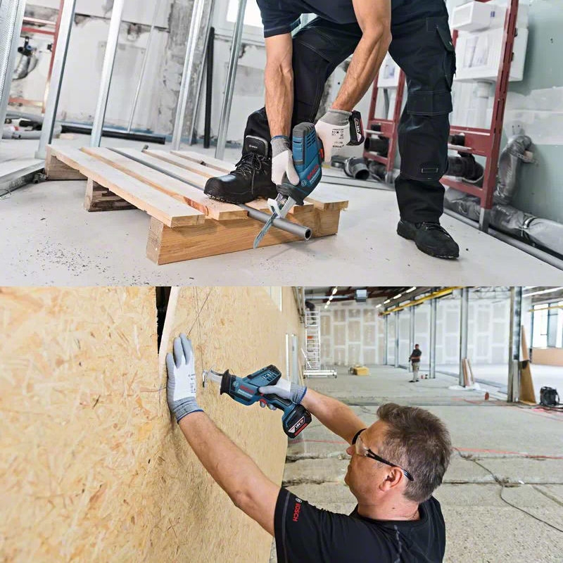 Bosch Akku Säbelsäge GSA18V LI C in L-Boxx 136 mit Säbelsägeblatt 2