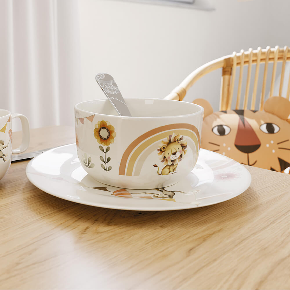 Villeroy & Boch Kinder-Müslischale Boho Kids Roar lika a Lion. Stimmungsbild.