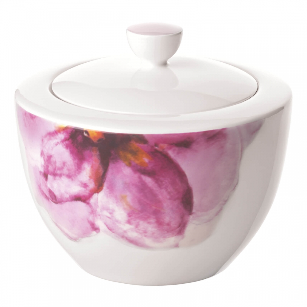 Villeroy & Boch Zuckerdose 6 Personen Rose Garden. Hauptbild.