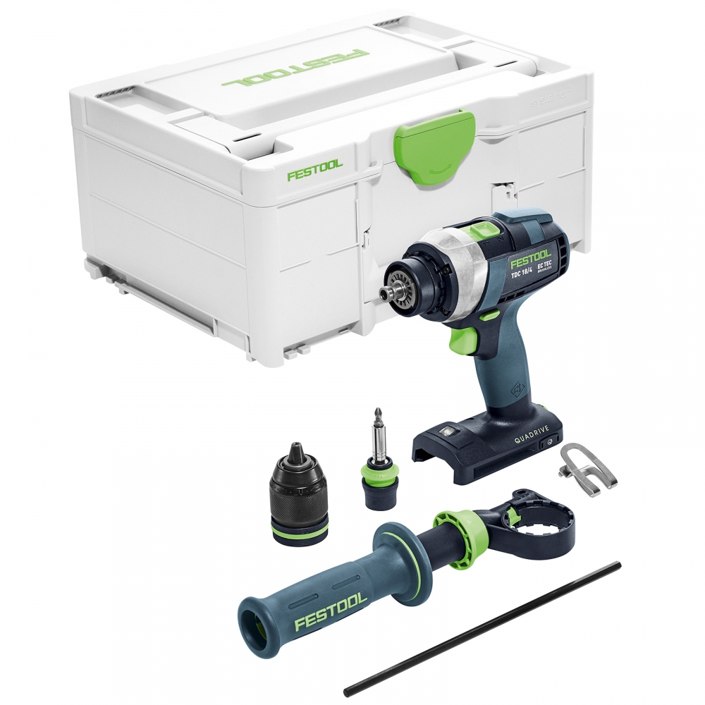 Festool Akku-Bohrschrauber QUADRIVE TDC 18/4 I-Basic 575601