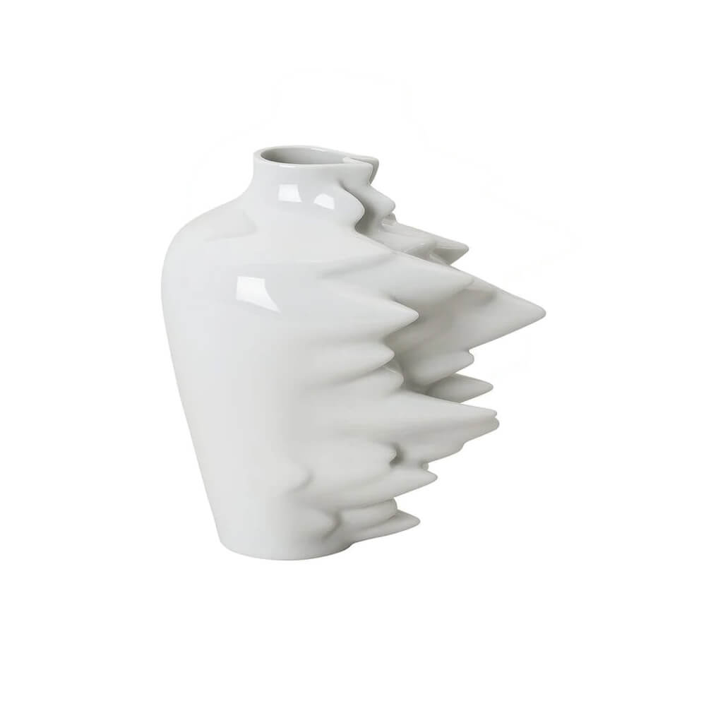 Rosenthal Midi Vase Fast 14cm Weiss glänzend. Detailbild. Rosenthal Midi Vase Fast 14cm Weiss glänzend. Detailbild.