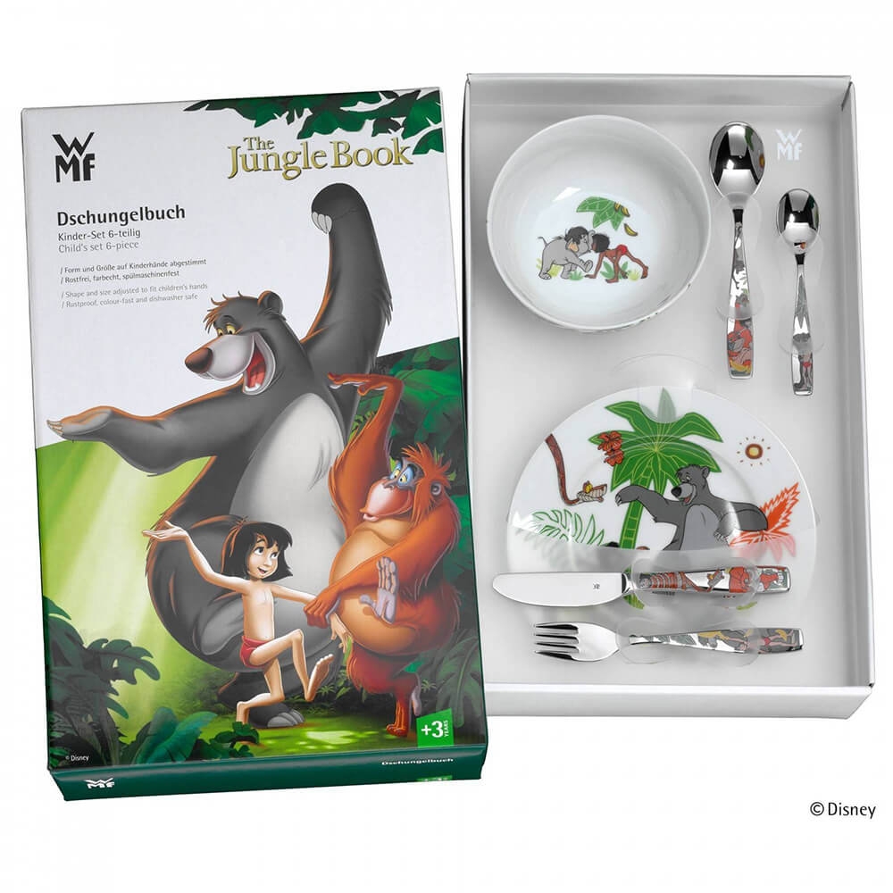 WMF 6-teilig Kinderbesteck-Set Dschungelbuch Edelstahl Spülmaschine