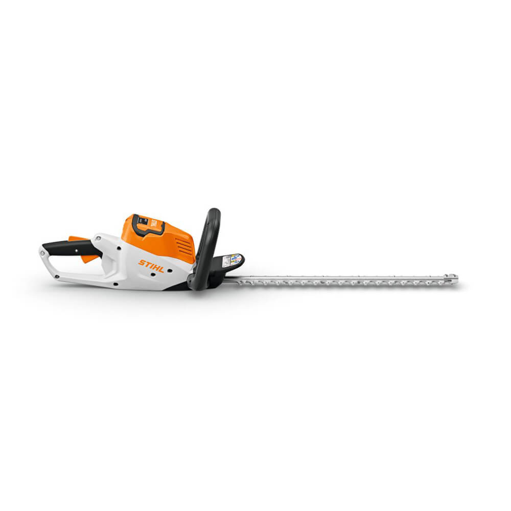 Rechte Seite der STIHL HSA 50 AK im Detail. Ergonomisches Design.