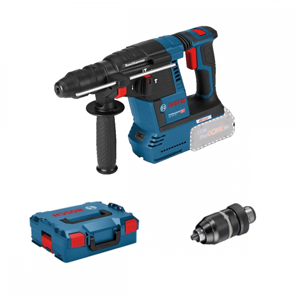 Bosch GBH 18V-26 F Akku-Bohrhammer Professional SDS plus in L-Boxx Koffer 