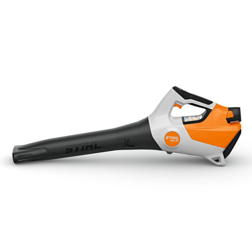 Stihl Akku-Laubbläser BGA 30 AS-System Rückseite Detailbild der Rückseite des Stihl Akku-Laubbläsers BGA 30 AS-System.