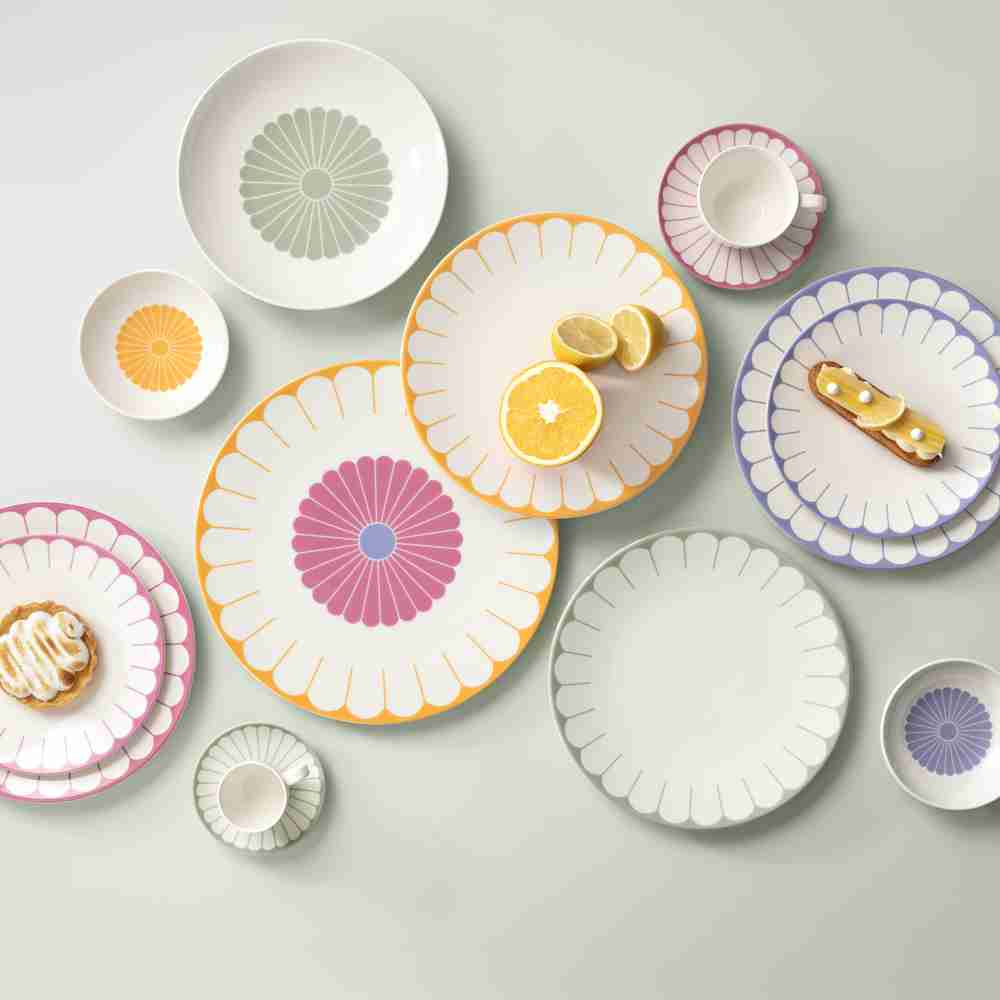 Ambiente-Aufnahme: Villeroy & Boch Schale Fleur Soleil in Szene gesetzt.