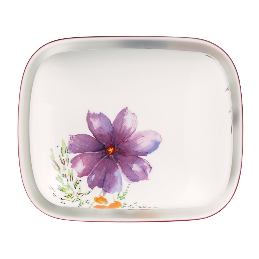 Villeroy & Boch Butterdose Mariefleur Basic. Detailbild. Villeroy & Boch Butterdose Mariefleur Basic. Detailbild.