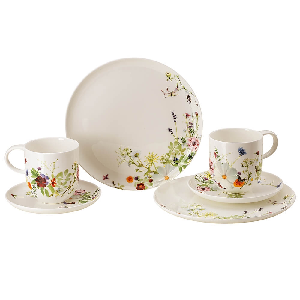 Rosenthal Geschirrset Brillance Grand Air 6-tlg. - Henkelbecher Frühstücksteller