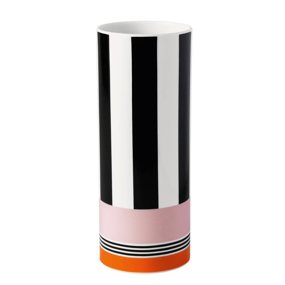 Ansicht der Villeroy & Boch Signature Memphis Home Vase mit 23cm Höhe.
