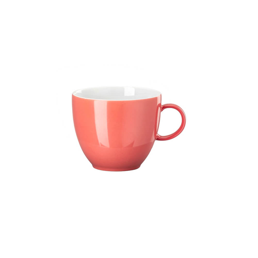 Thomas Kaffeetasse Soft Red. Detailbild. Thomas Kaffeetasse Soft Red. Detailbild.