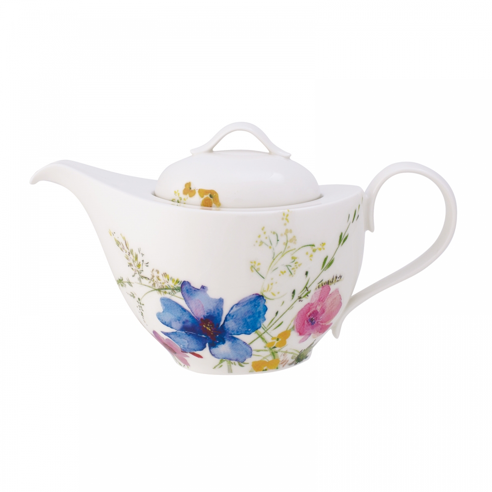 Villeroy & Boch 1200ml Teekanne Mariefleur Basic 6 Personen Porzellan