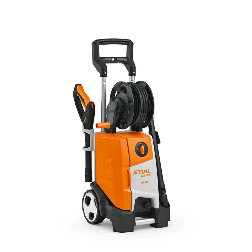 Hauptansicht des STIHL Elektro-Hochdruckreiniger RE 120 PLUS.