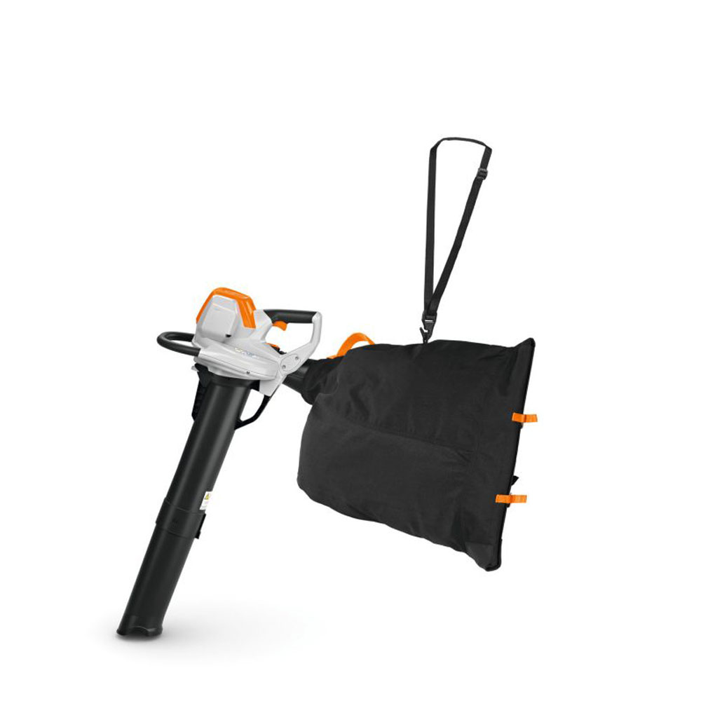 Detailaufnahme des Stihl Akku-Saughäckslers SHA 140 A-System Solo (ohne Akku).