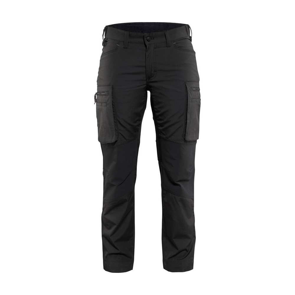 Blakläder Damen Service Bundhose Stretch schwarz Frontseite