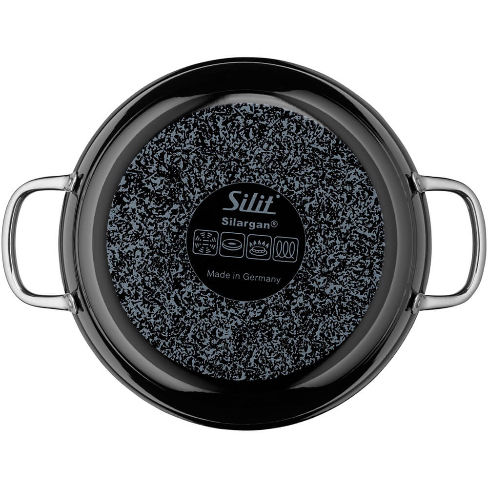 Silit Schmorpfanne Professional Silargan Black. Detailbild.