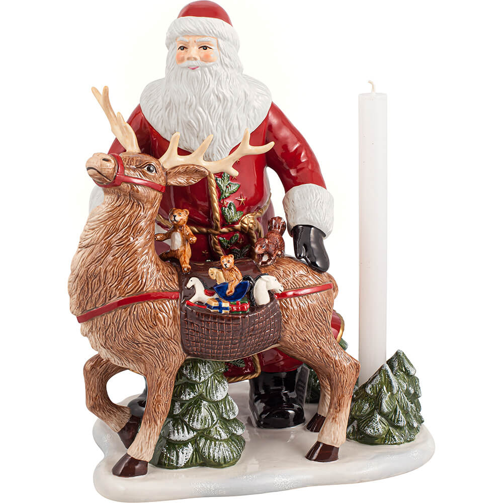 Villeroy und Boch Santa mit Hirsch Christmas Toys Memory. Hauptbild.