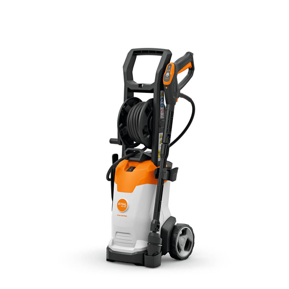 Hauptansicht des STIHL Hochdruckreinigers RE 100 PLUS Control.