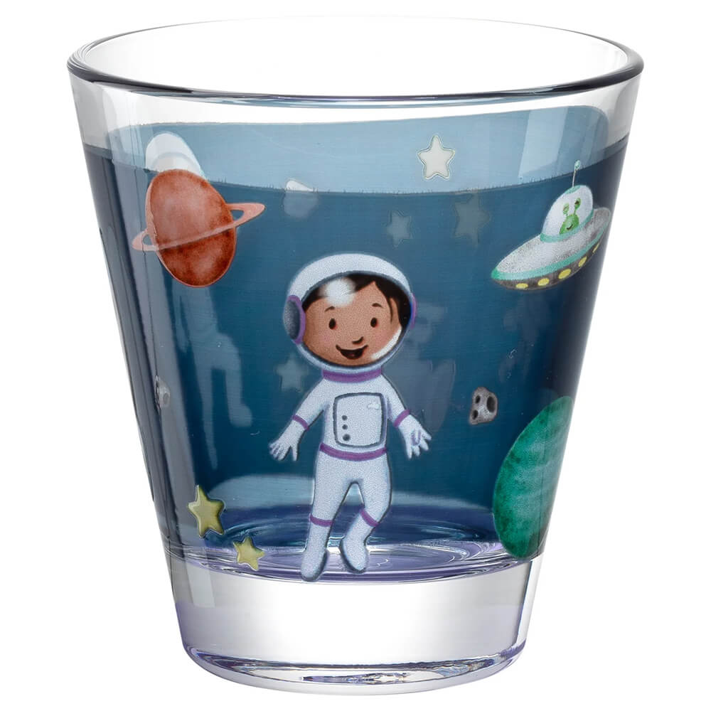 leonardo_trinkglas_avventura_bambini_215ml_auswahl_5 Leonardo Kinder-Becher S Dino 215ml. Motiv Weltall.