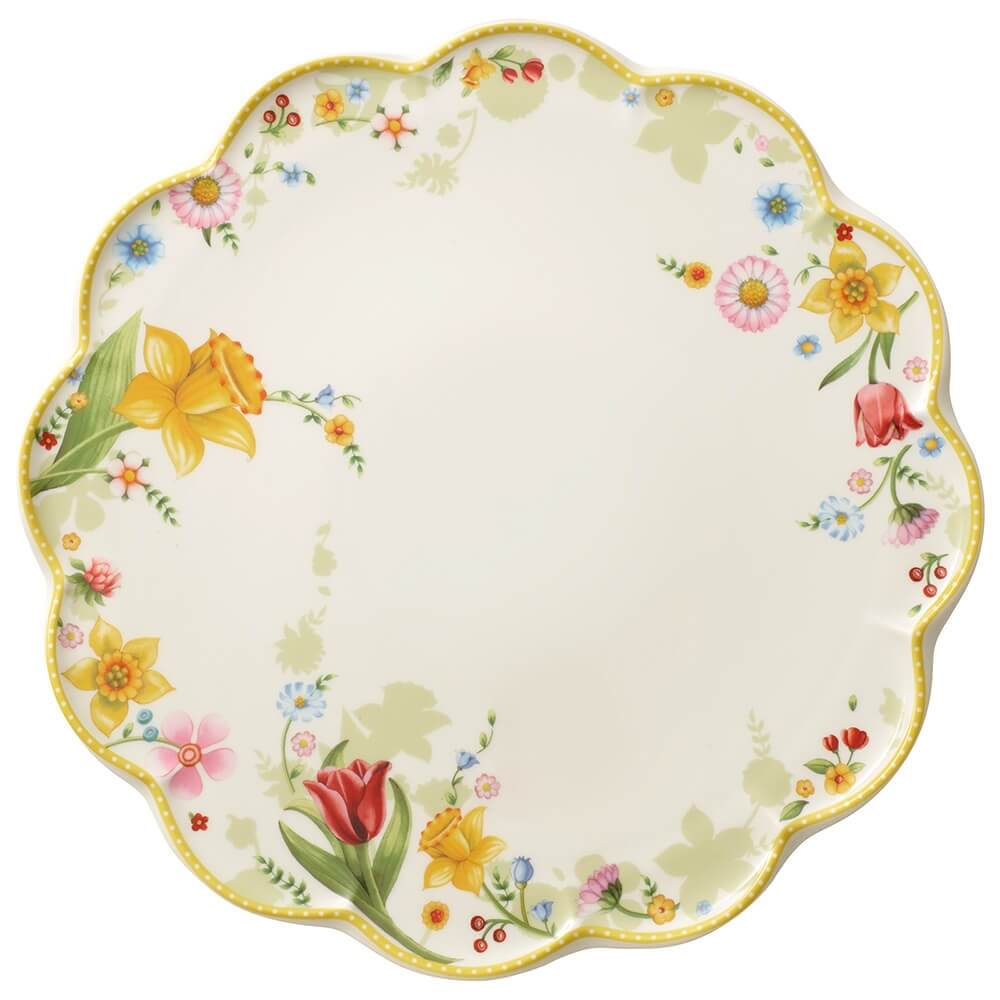 Villeroy & Boch 33cm Tortenplatte Spring Awakening. Hauptbild.