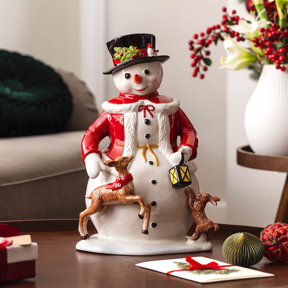 Villeroy und Boch Dekofigur Schneemann Christmas Toys Memory. Detailbild.