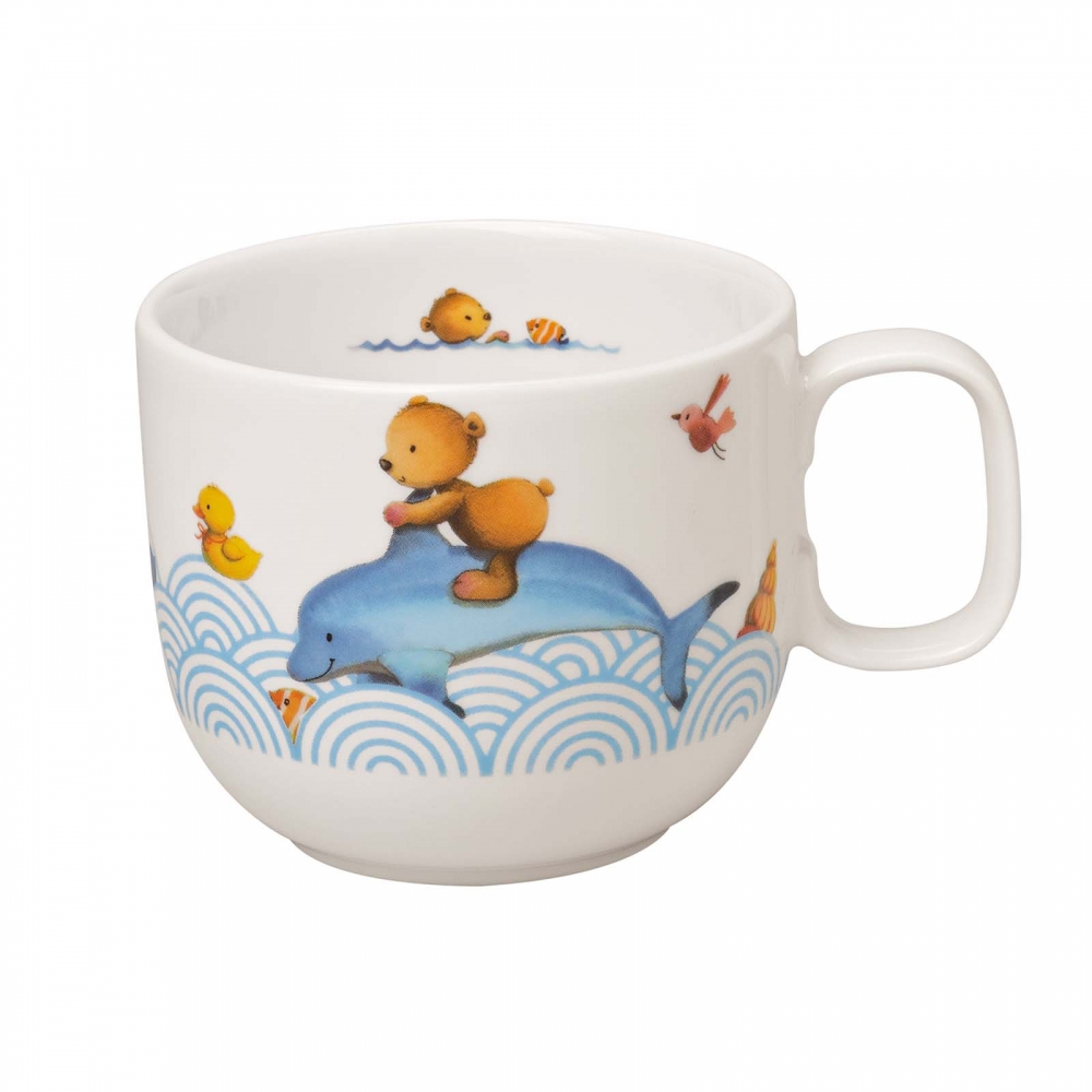 Villeroy und Boch 250ml Tasse Happy as a Bear Porzellan. Produktbild.