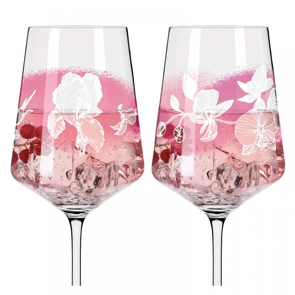 Ritzenhoff 2er Set 544ml Aperitifglas Sommersonett Sprizz 003 Kristallglas 3461003. Detailbild.