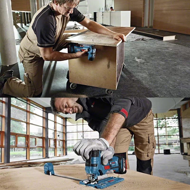 Bosch Akku-Stichsäge GST18V-LI S 18V Sologerät in L-Boxx mit Zubehör