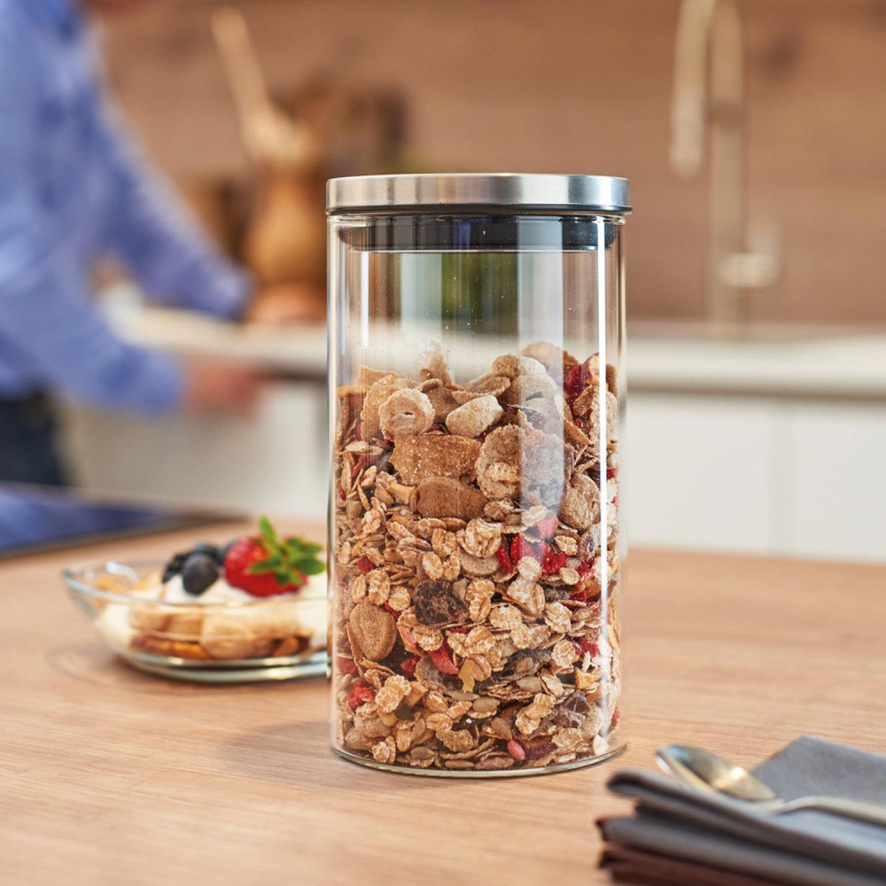 Leonardo 079703 Comodo 1L Glasdose Aufbewahrung