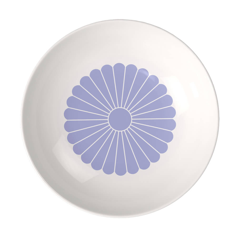 Detailbild der eleganten Villeroy & Boch Fleur Bleu Schale. Qualität und Design.