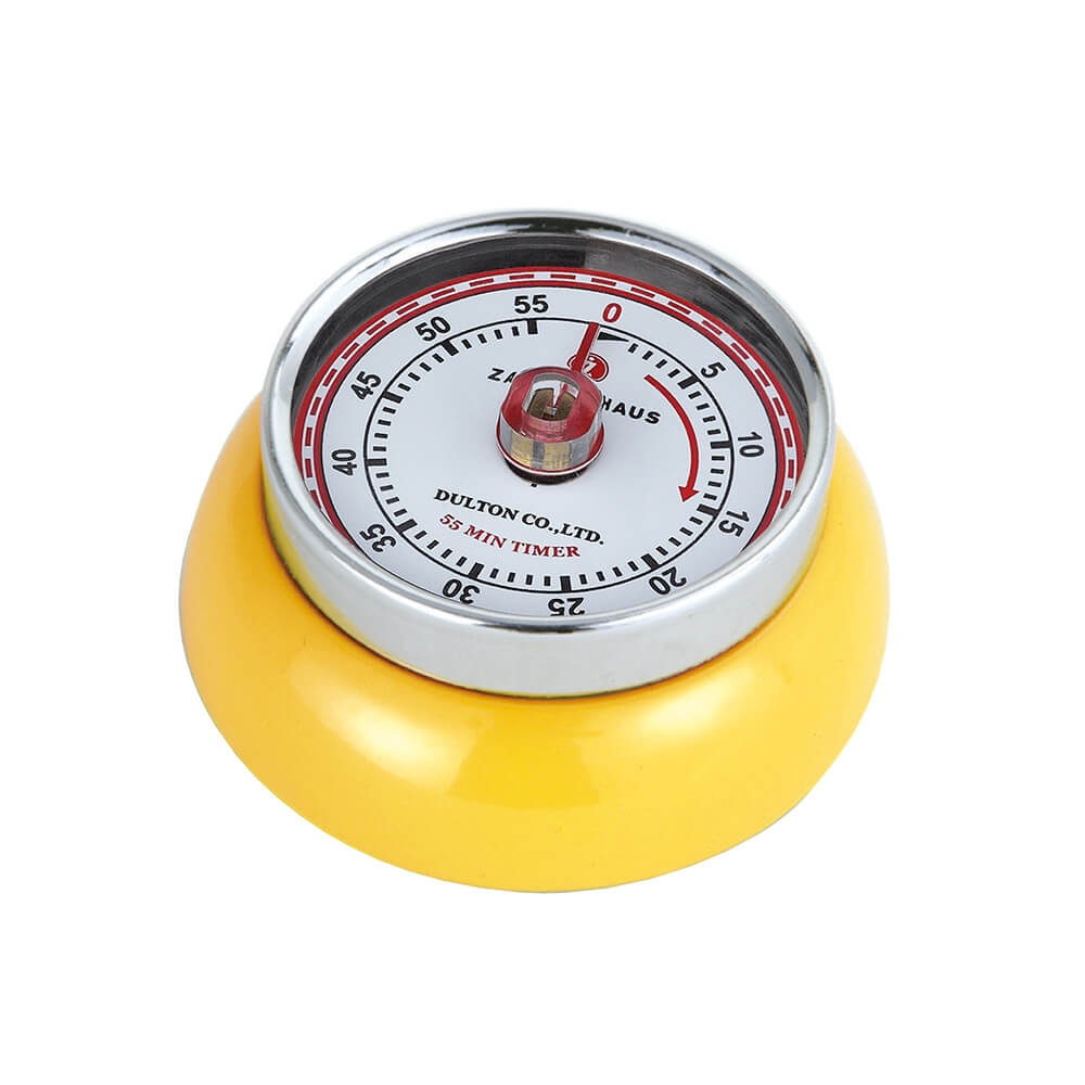 Zassenhaus Timer Speed Retro-Look 7cm Gelb