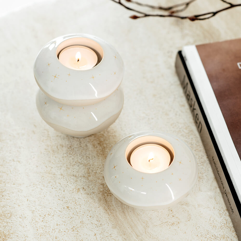 Like by Villeroy und Boch Kerzenhalter Winter Glow Donut. Stimmungsbild.