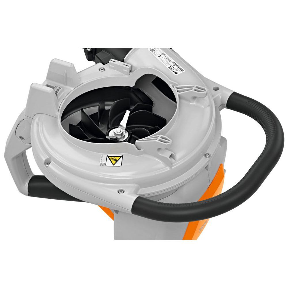 Stihl SHA 140 Solo ohne Akku und Ladegerät - Detailansicht des Griffs.