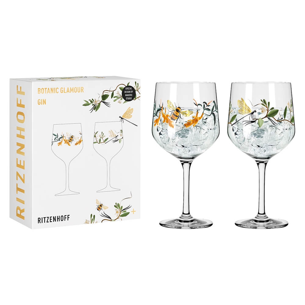 Ritzenhoff Gin Glas 2er Set Botanic Glamour. Hauptbild.